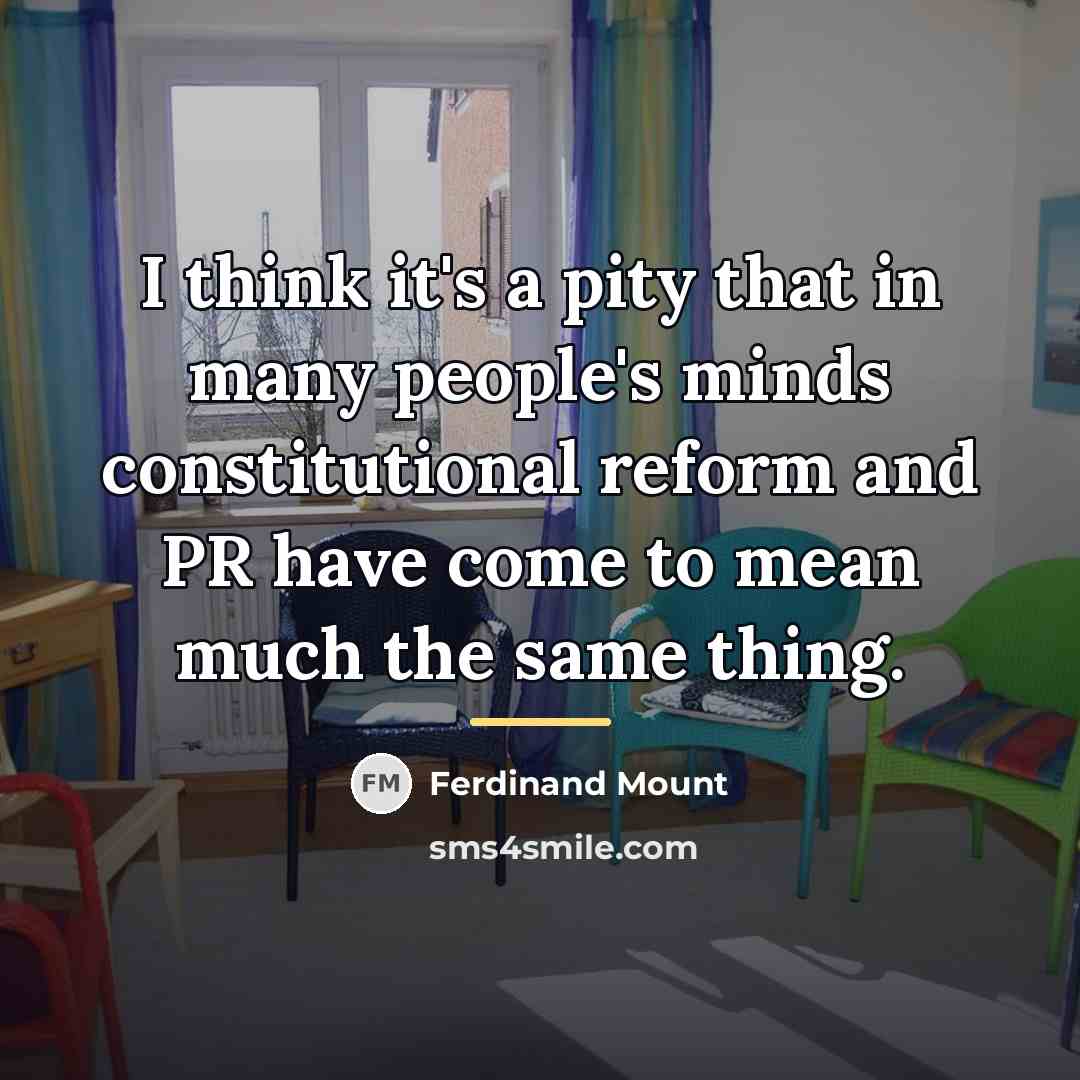 “I think it's a pity that in many people's minds…” quote by Ferdinand Mount