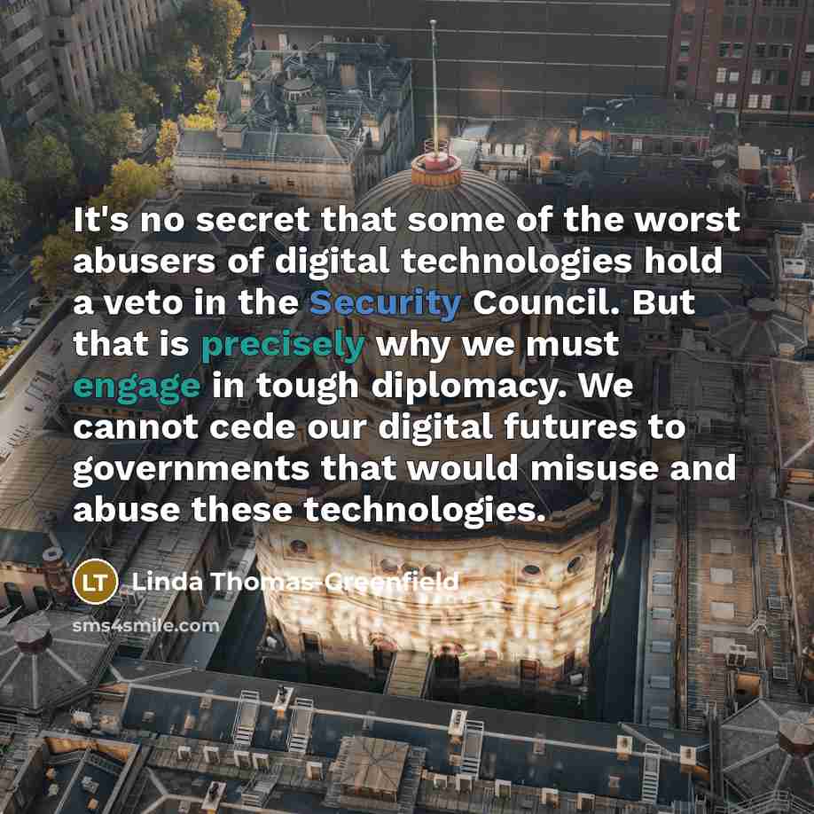 “It's no secret that some of the worst abusers of…” quote by Linda Thomas-Greenfield