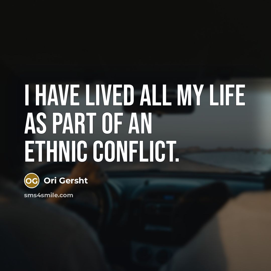 “I have lived all my life as part of an…” quote by Ori Gersht