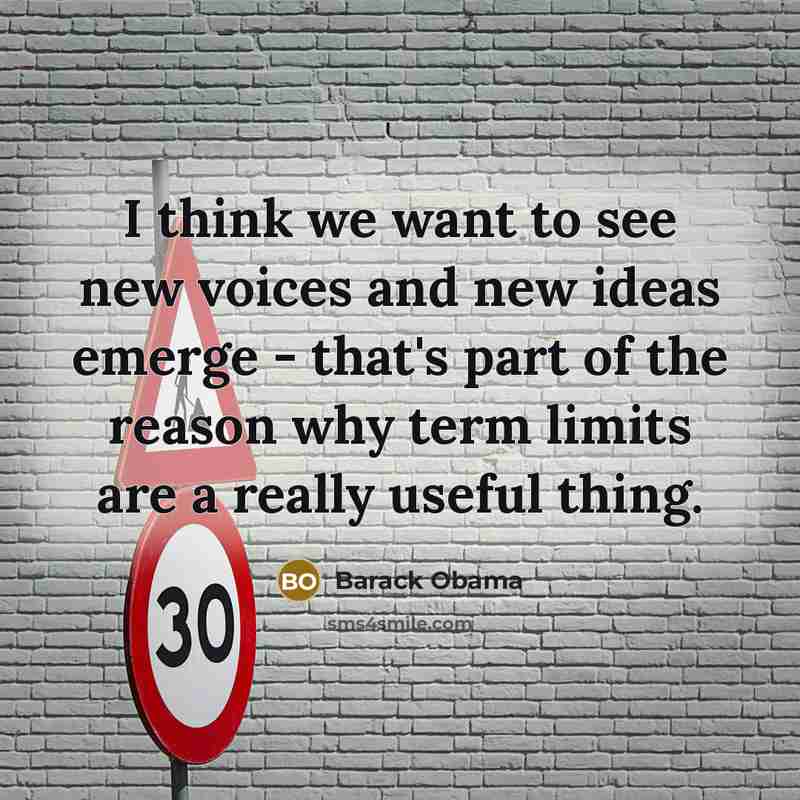 “I think we want to see new voices and new…” quote by Barack Obama