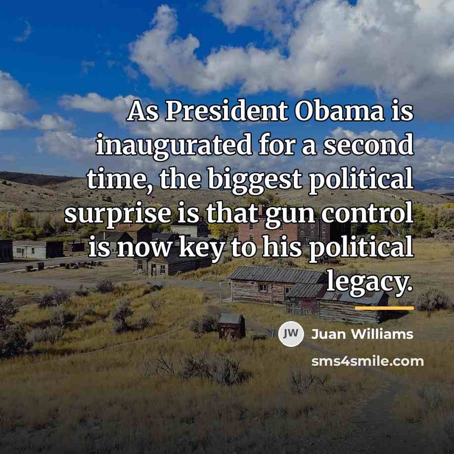 “As President Obama is inaugurated for a second time, the…” quote by Juan Williams