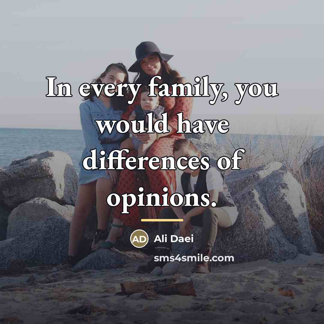 “In every family, you would have differences of opinions.…” quote by Ali Daei