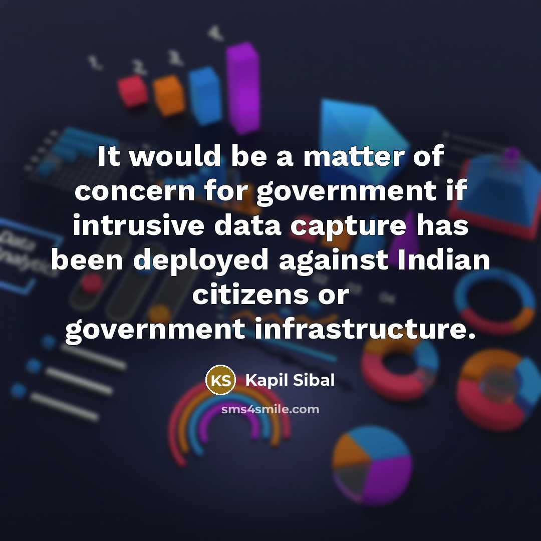 “It would be a matter of concern for government if…” quote by Kapil Sibal