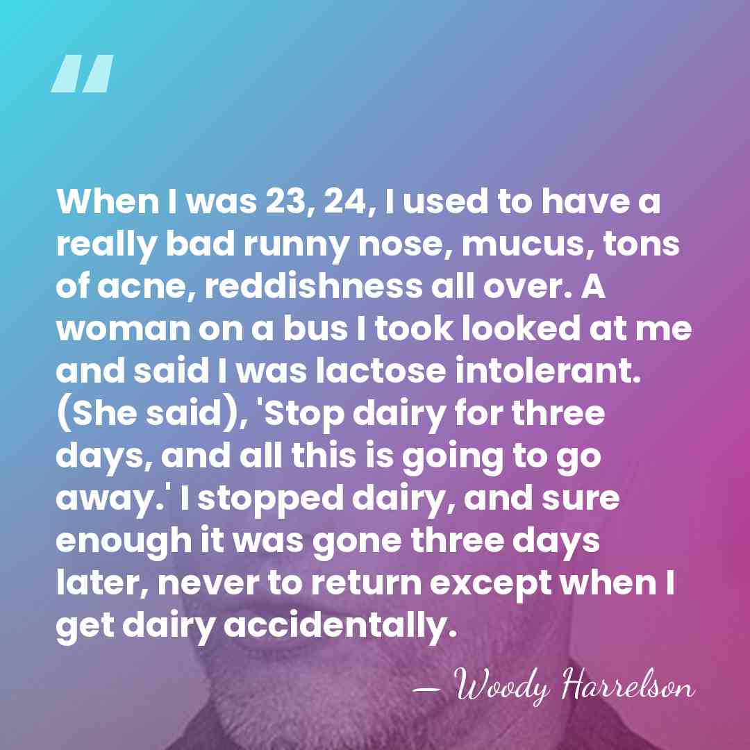 When I was 23, 24, I used to have a really bad&hellip; - Woody Harrelson