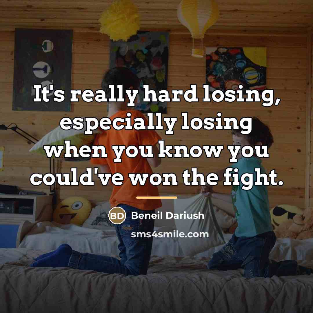 “It's really hard losing, especially losing when you know you…” quote by Beneil Dariush
