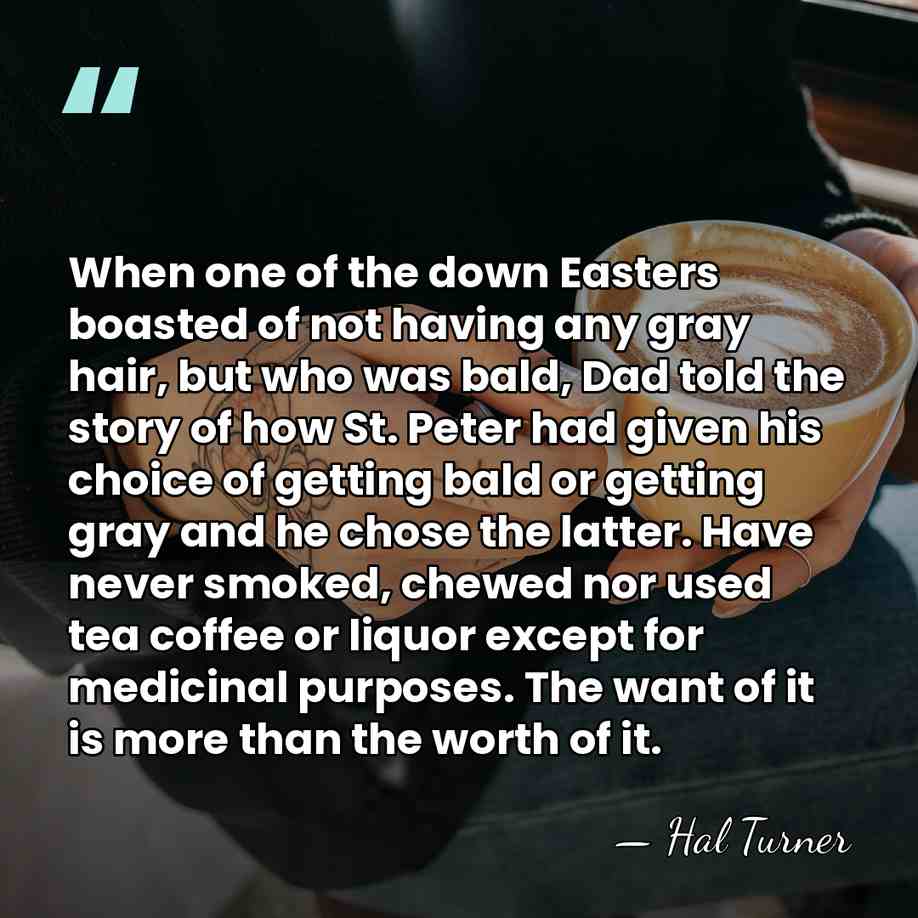 When one of the down Easters boasted of not having any gray&hellip; - Hal Turner
