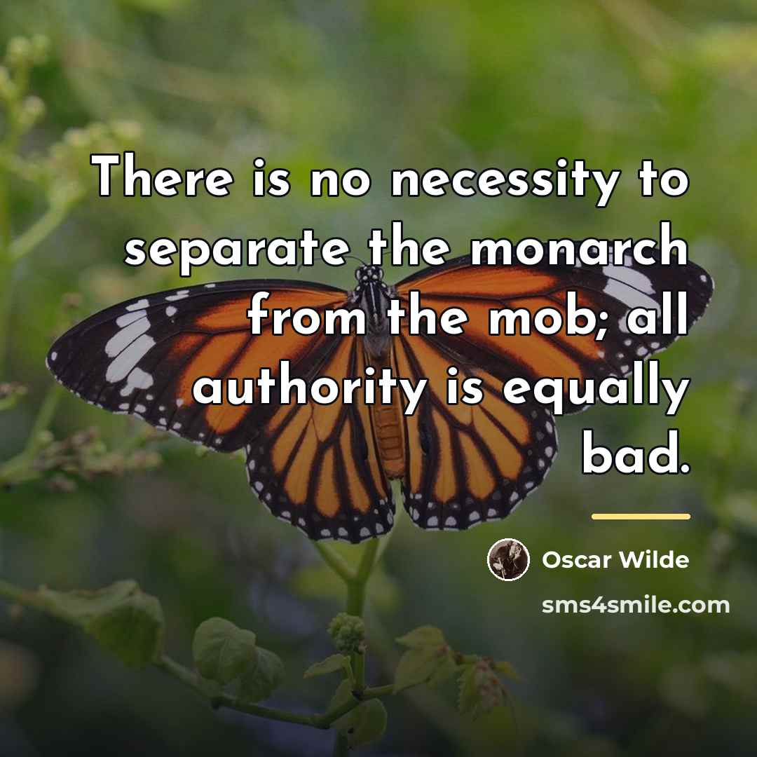 “There is no necessity to separate the monarch from the…” quote by Oscar Wilde