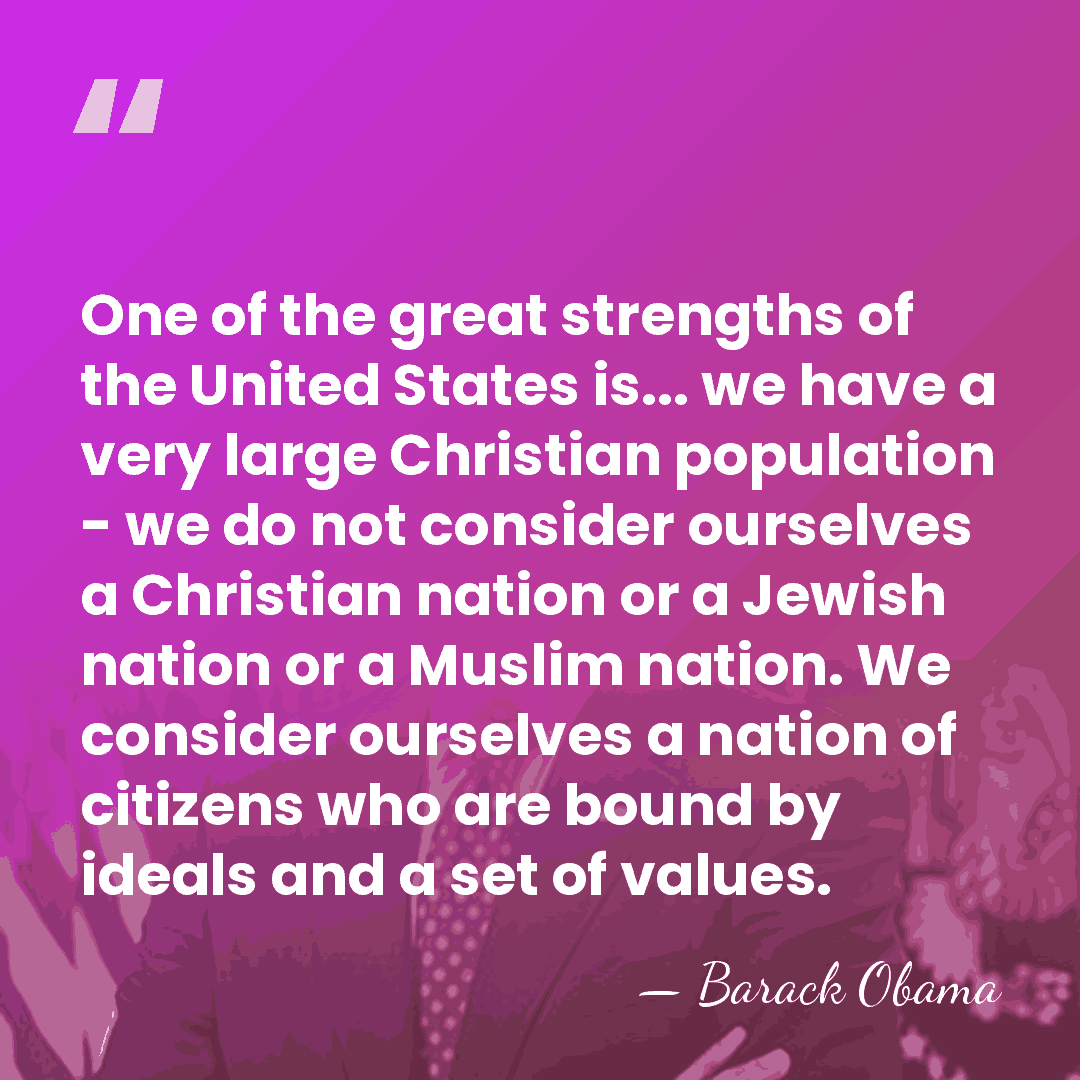 One of the great strengths of the United States is... we have&hellip; - Barack Obama