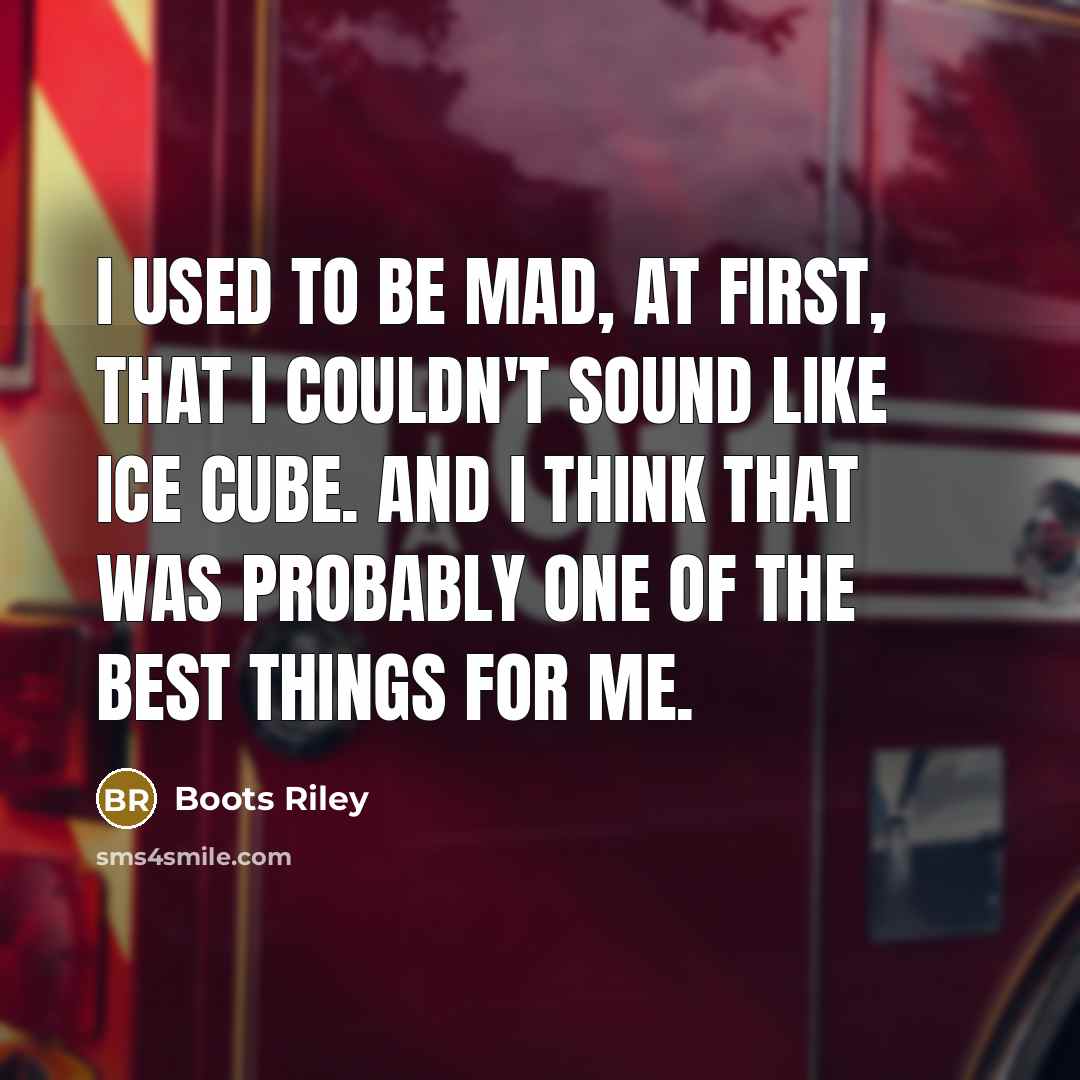 “I used to be mad, at first, that I couldn't…” quote by Boots Riley