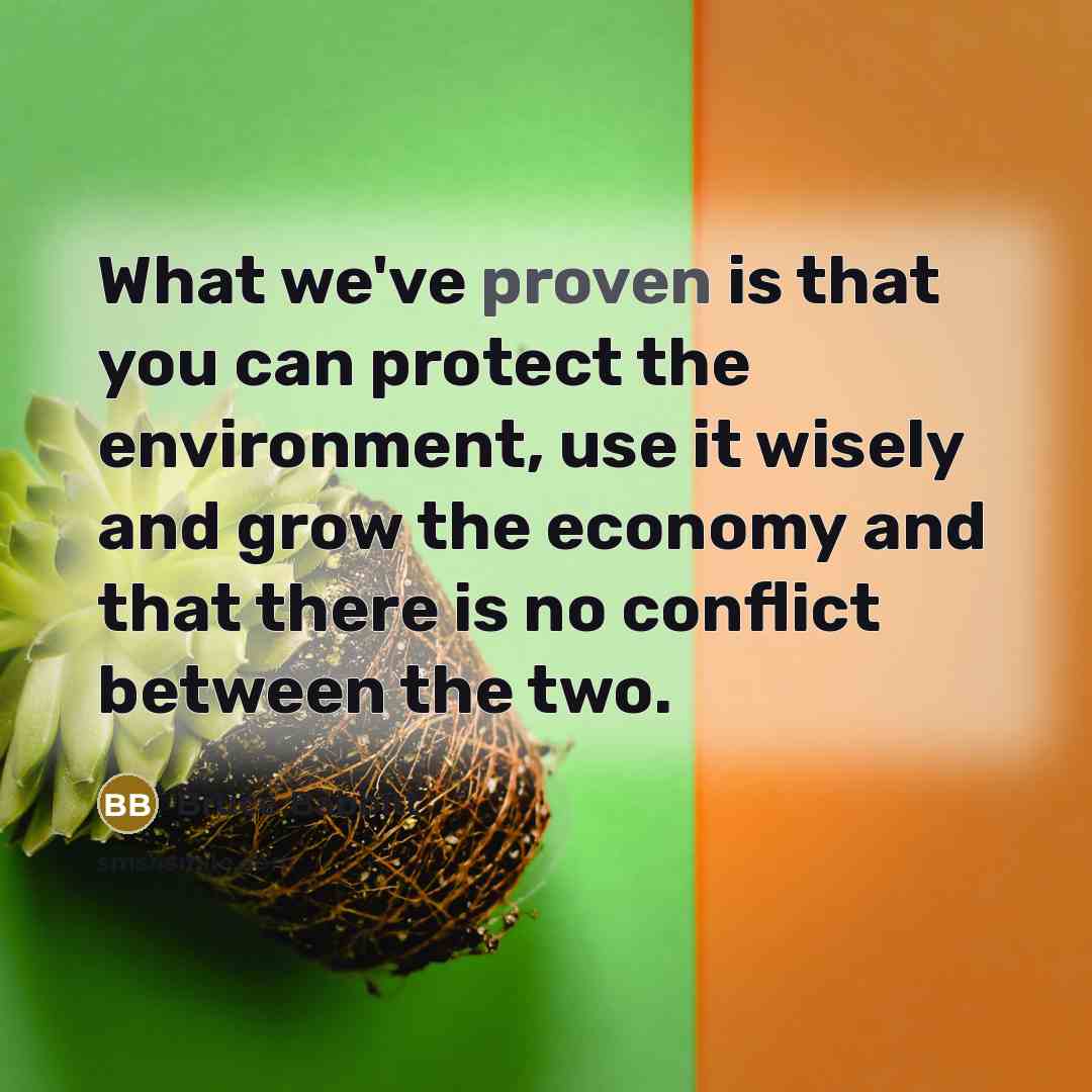 “What we've proven is that you can protect the environment,…” quote by Bruce Babbitt