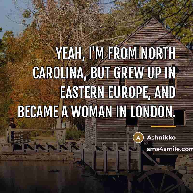 “Yeah, I'm from North Carolina, but grew up in Eastern…” quote by Ashnikko