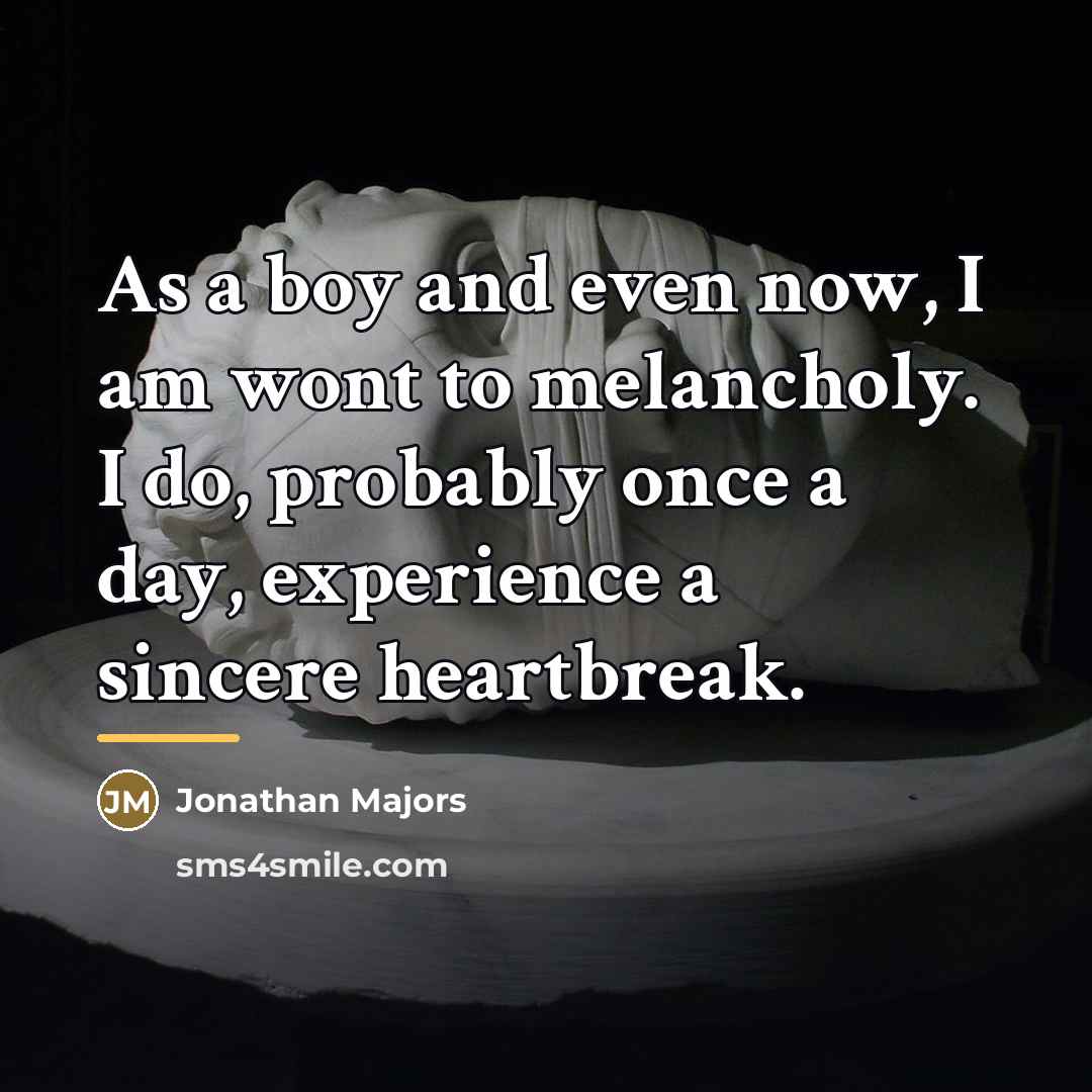 “As a boy and even now, I am wont to…” quote by Jonathan Majors