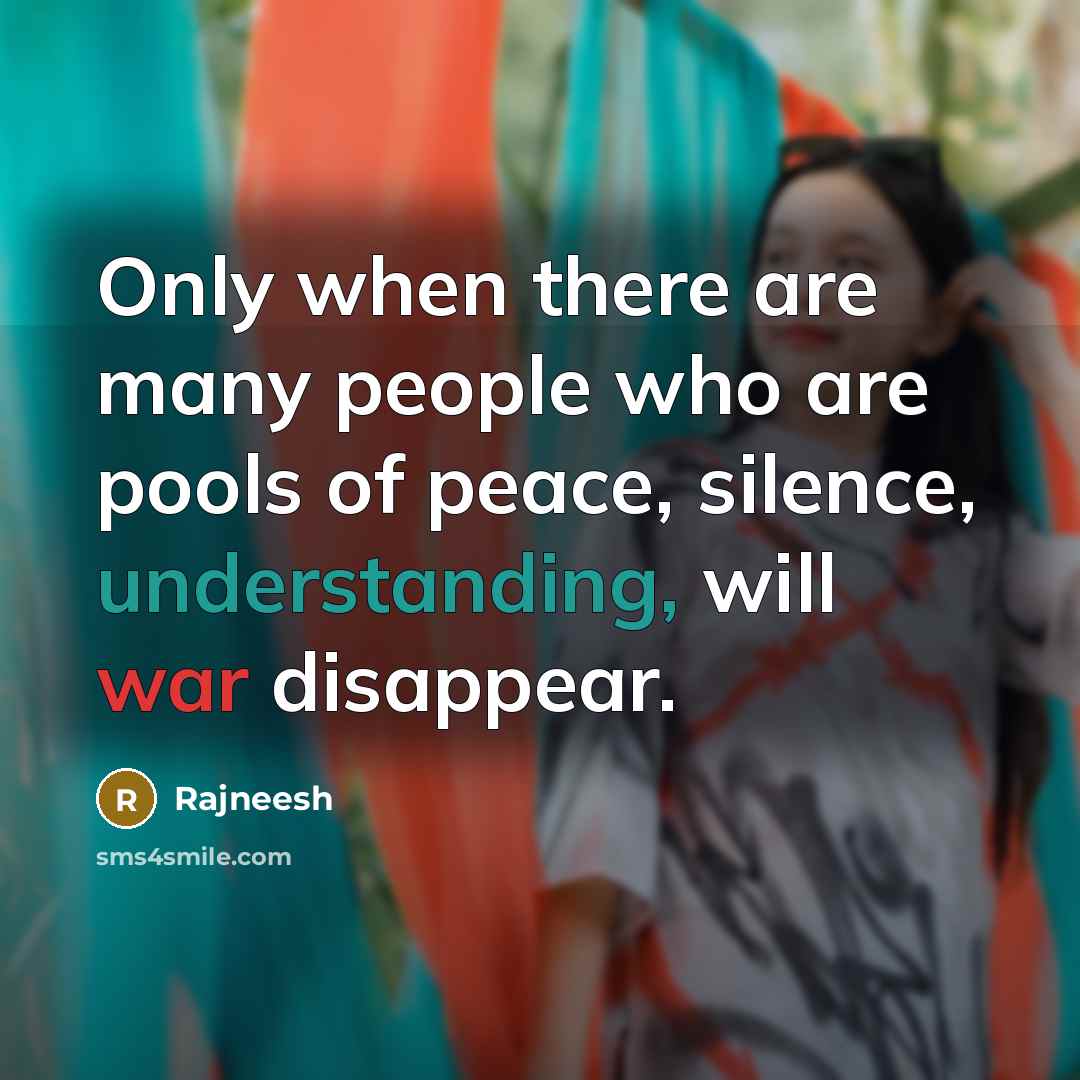 “Only when there are many people who are pools of…” quote by Rajneesh