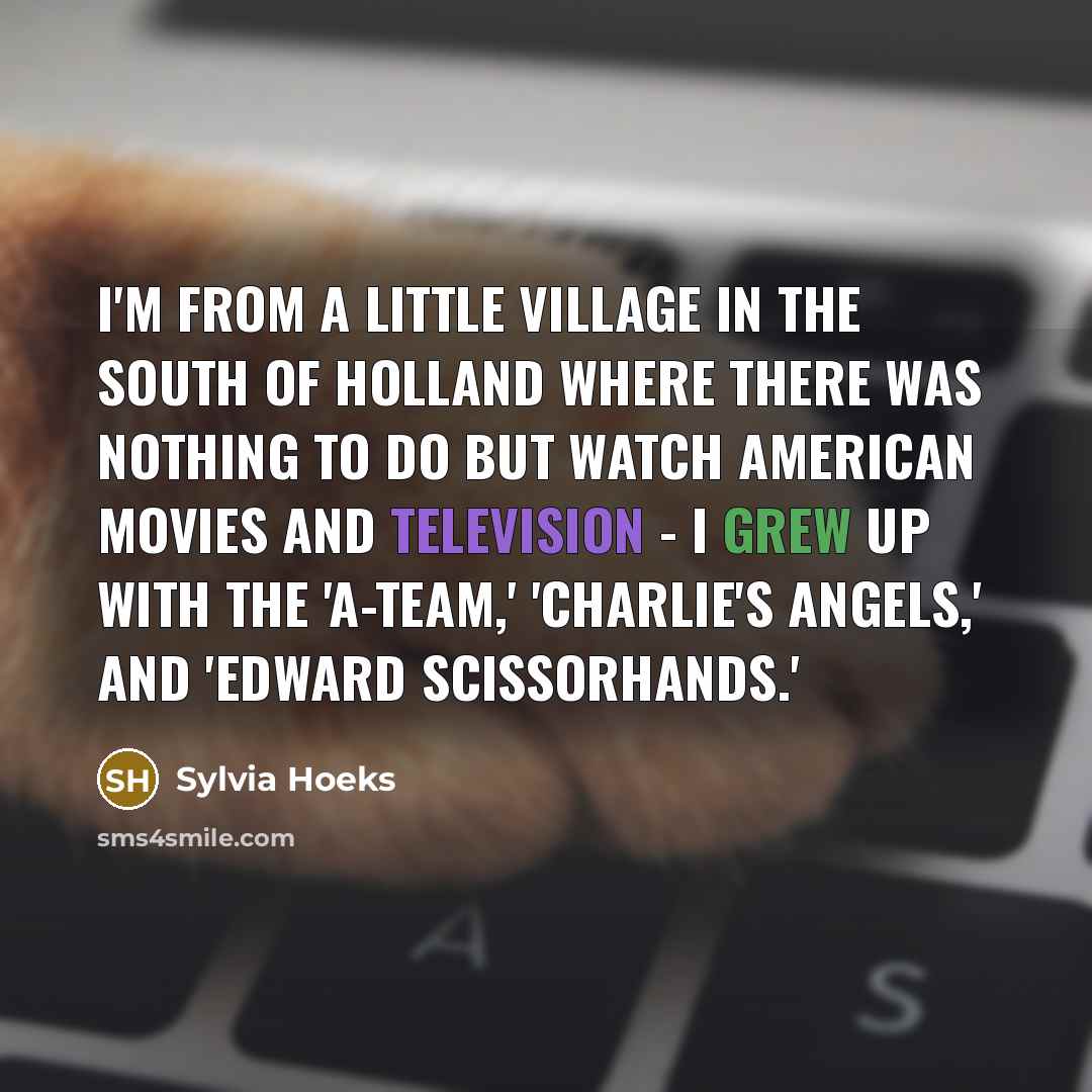 “I'm from a little village in the south of Holland…” quote by Sylvia Hoeks