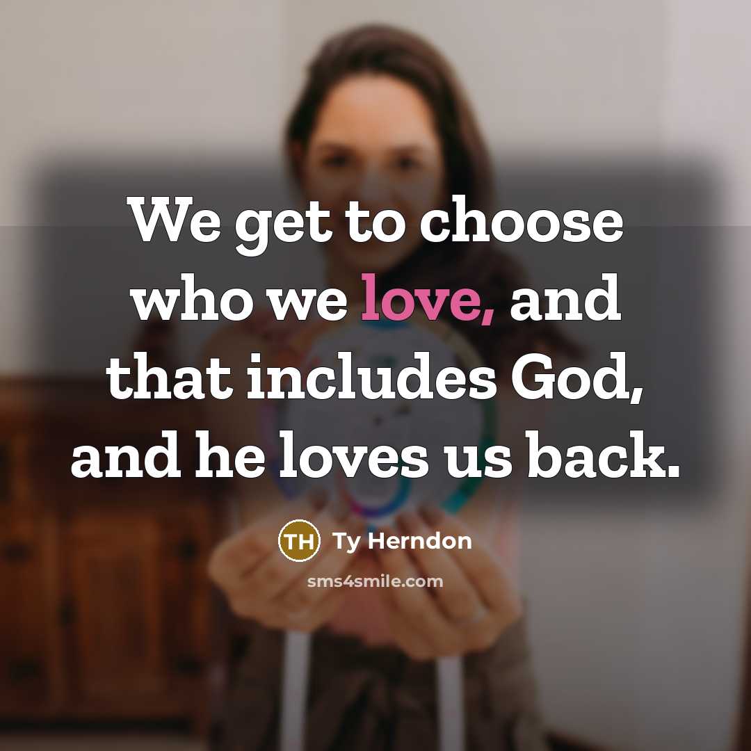 “We get to choose who we love, and that includes…” quote by Ty Herndon