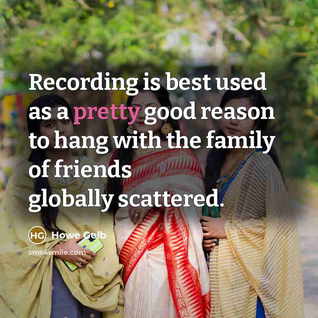 “Recording is best used as a pretty good reason to…” quote by Howe Gelb
