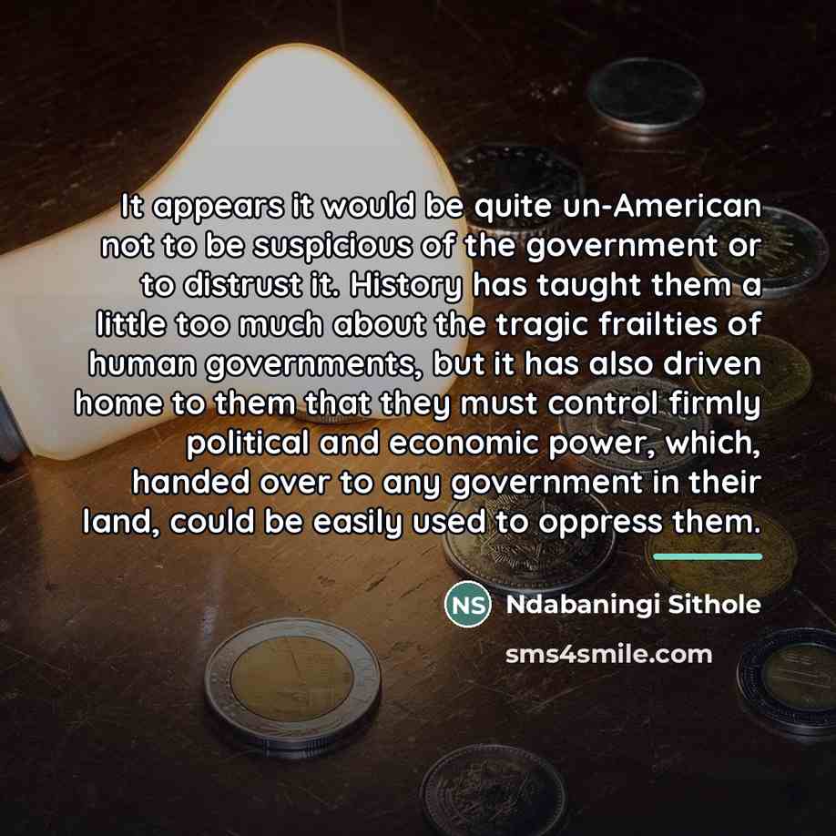 “It appears it would be quite un-American not to be…” quote by Ndabaningi Sithole