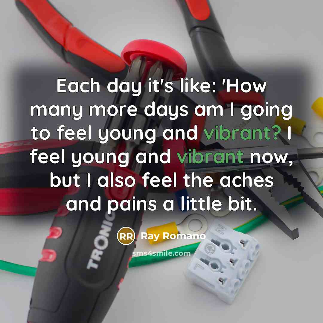 “Each day it's like: 'How many more days am I…” quote by Ray Romano