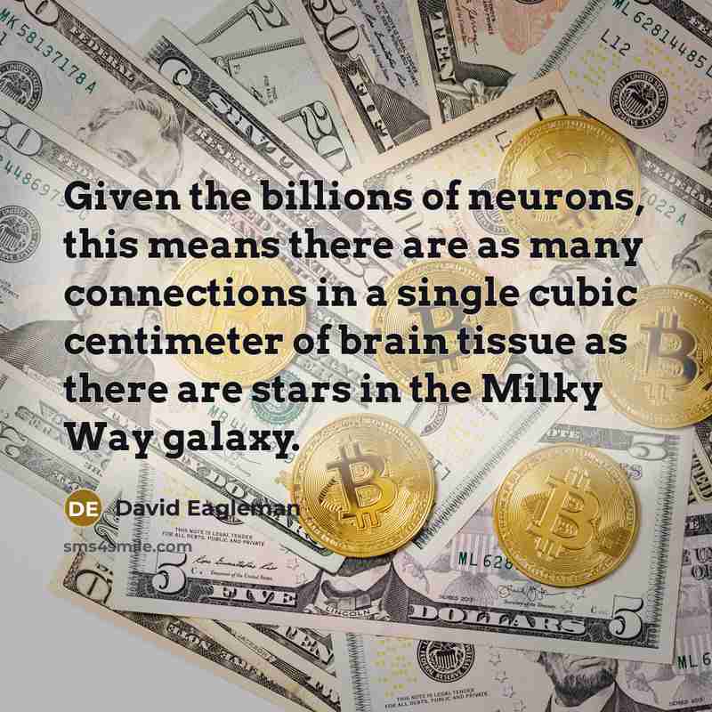“Given the billions of neurons, this means there are as…” quote by David Eagleman