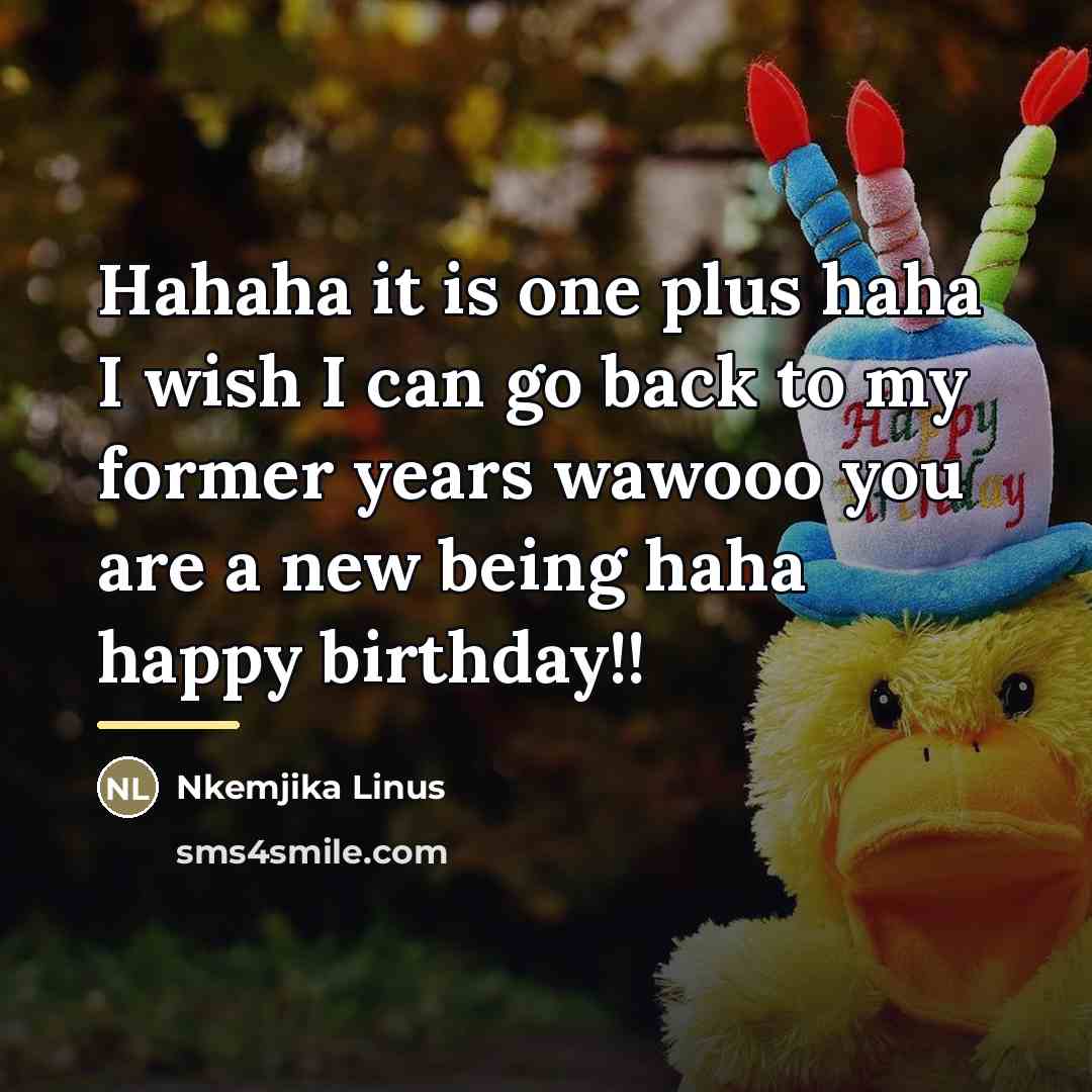 “Hahaha it is one plus haha I wish I can…” quote by Nkemjika Linus
