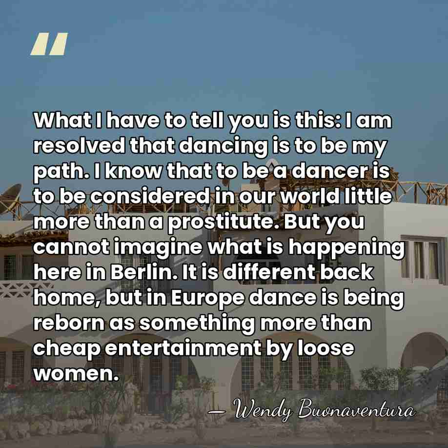 What I have to tell you is this: I am resolved that&hellip; - Wendy Buonaventura