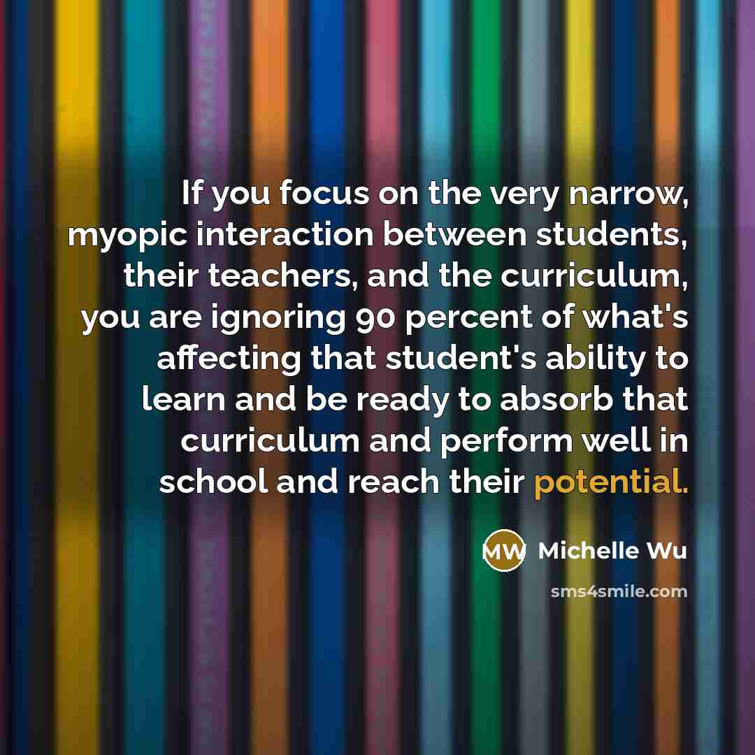 “If you focus on the very narrow, myopic interaction between…” quote by Michelle Wu