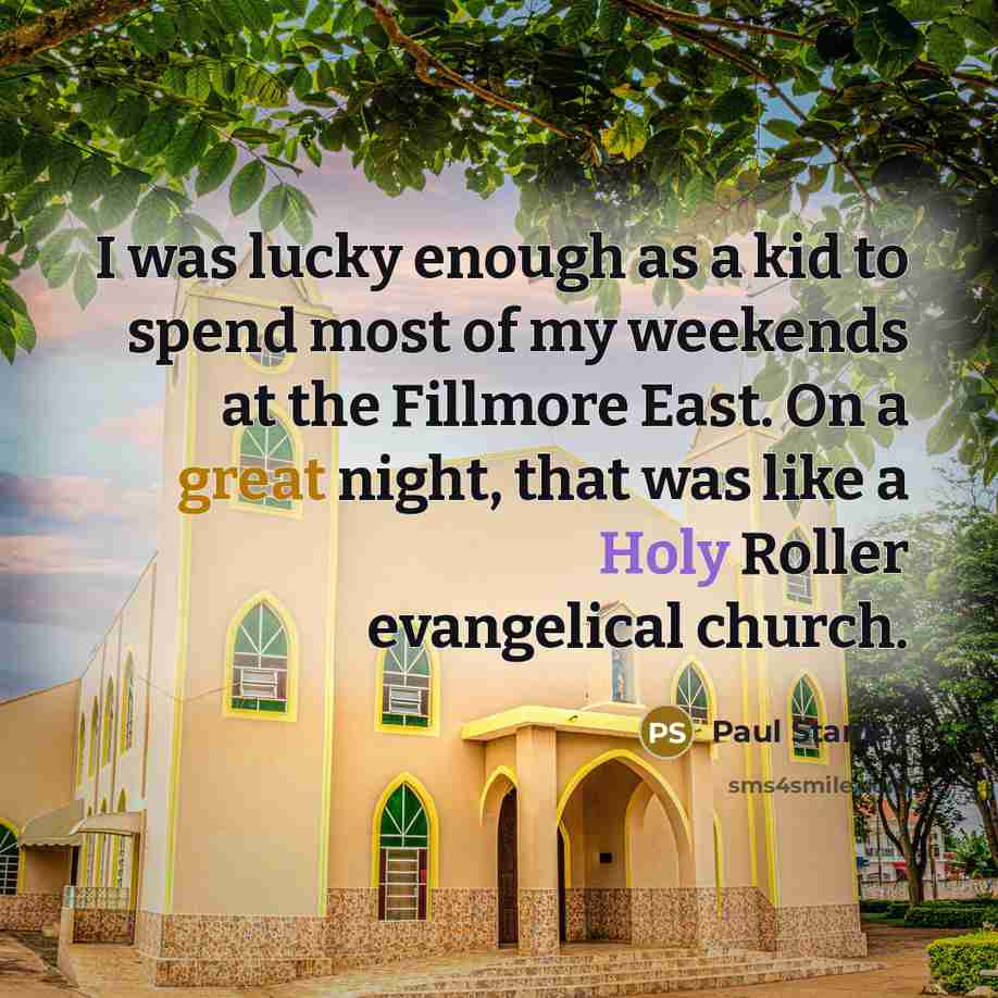 “I was lucky enough as a kid to spend most…” quote by Paul Stanley