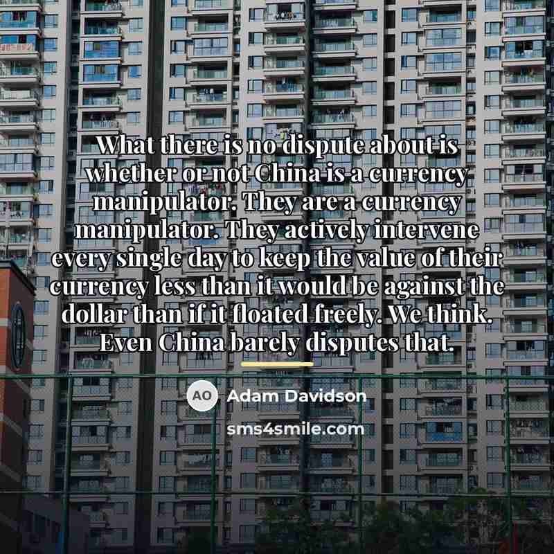 “What there is no dispute about is whether or not…” quote by Adam Davidson