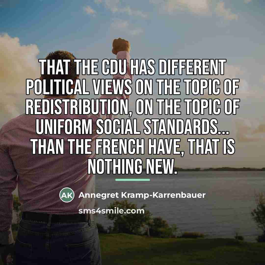 “That the CDU has different political views on the topic…” quote by Annegret Kramp-Karrenbauer