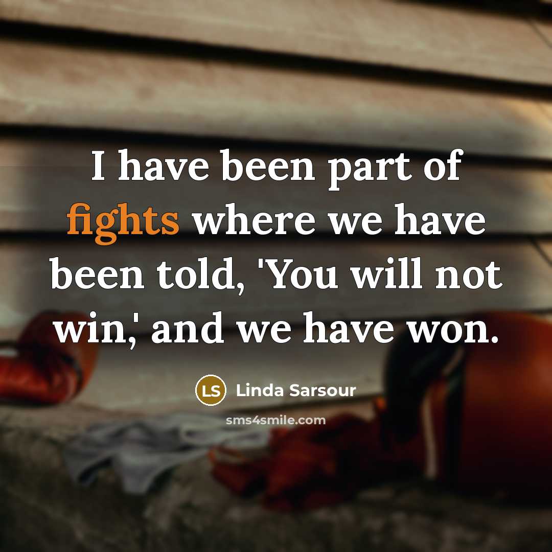 “I have been part of fights where we have been…” quote by Linda Sarsour