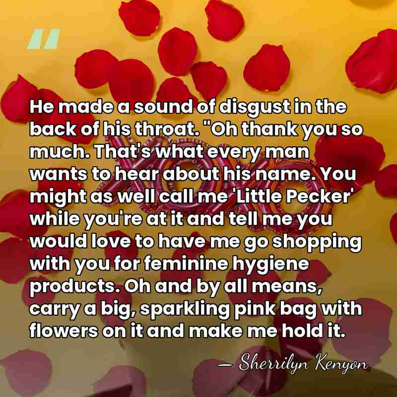 He made a sound of disgust in the back of his throat.&hellip; - Sherrilyn Kenyon
