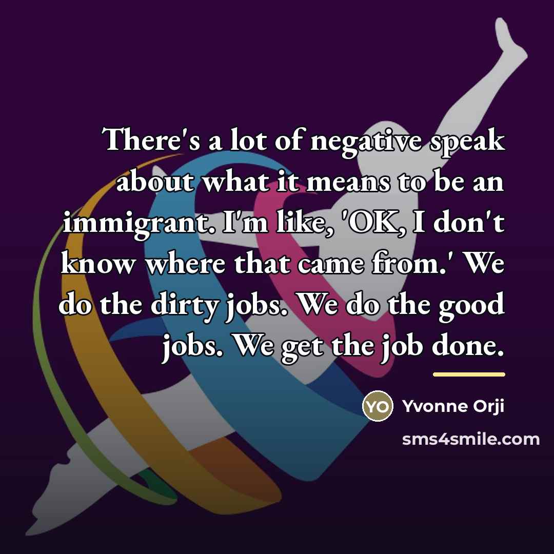 “There's a lot of negative speak about what it means…” quote by Yvonne Orji
