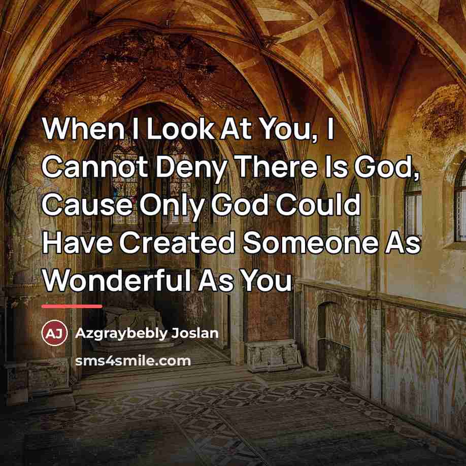 “When I Look At You, I Cannot Deny There Is…” quote by Azgraybebly Joslan