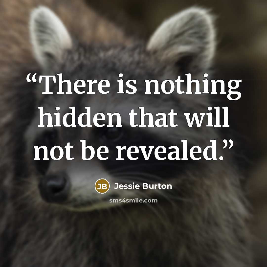 “There is nothing hidden that will not be revealed.” quote by Jessie Burton