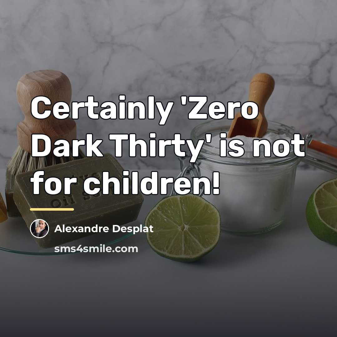 “Certainly 'Zero Dark Thirty' is not for children!…” quote by Alexandre Desplat