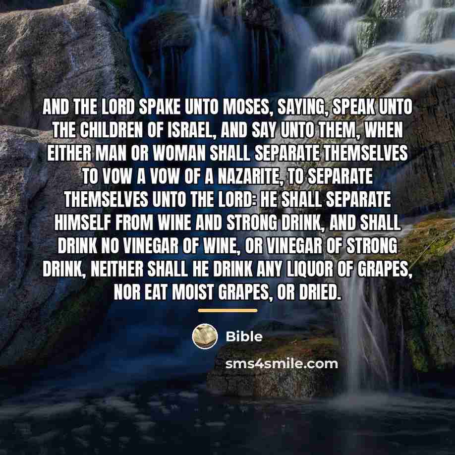 “And the LORD spake unto Moses, saying, Speak unto the…” quote by Bible