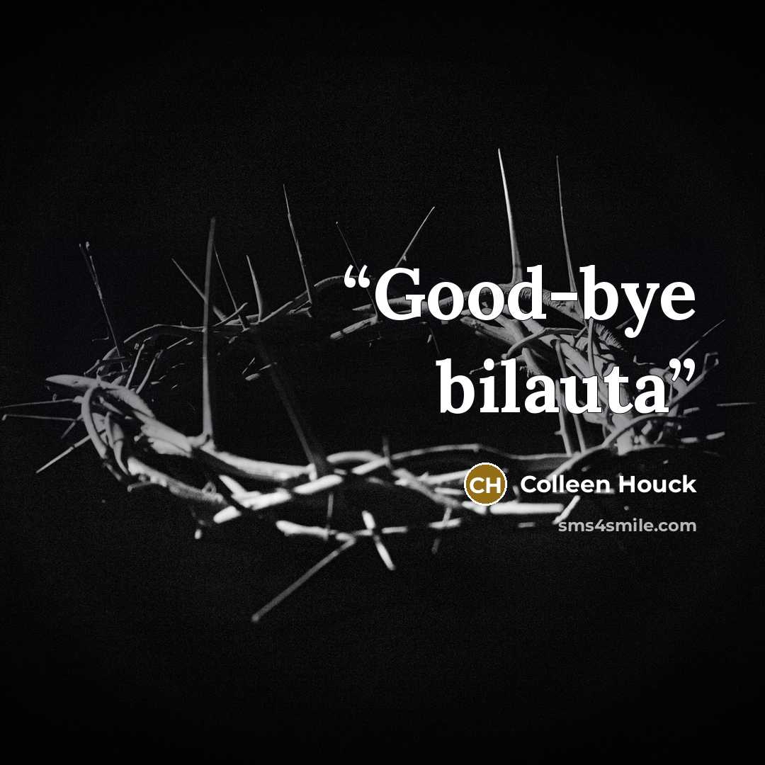 “Good-bye bilauta” quote by Colleen Houck