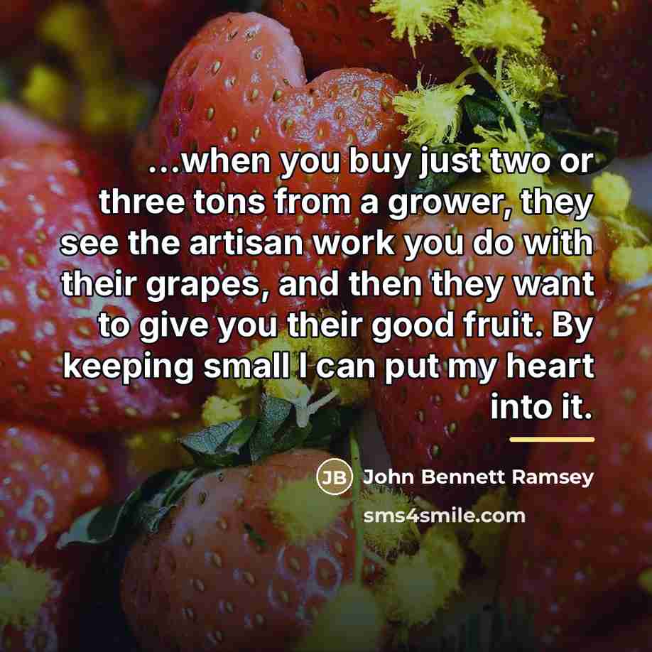 “...when you buy just two or three tons from a…” quote by John Bennett Ramsey