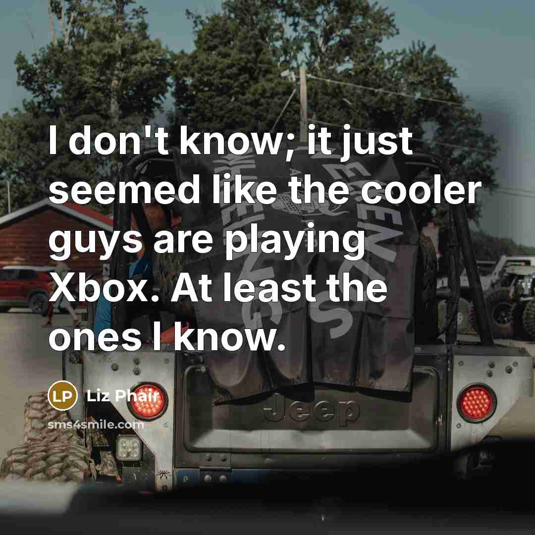 “I don't know; it just seemed like the cooler guys…” quote by Liz Phair