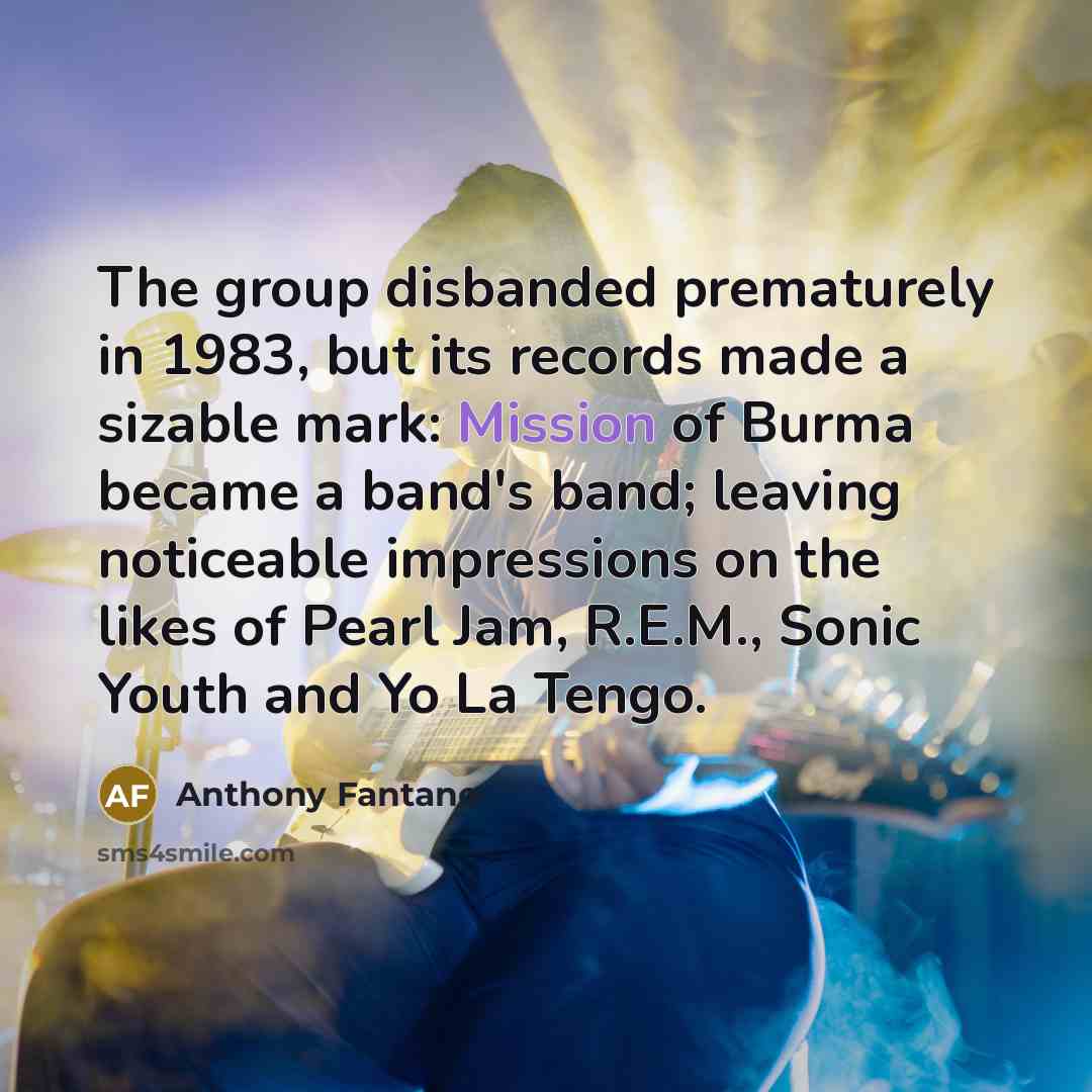 “The group disbanded prematurely in 1983, but its records made…” quote by Anthony Fantano