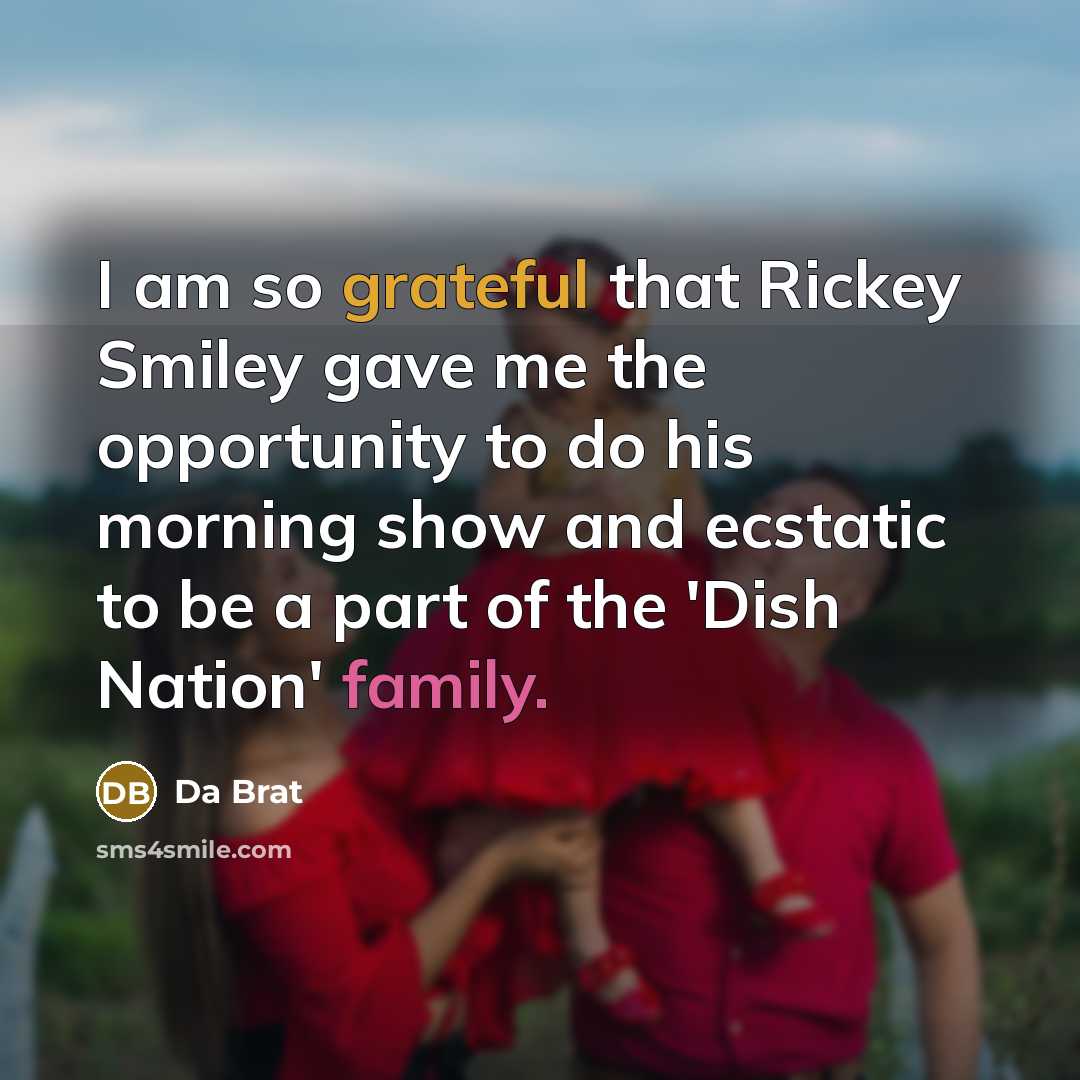 “I am so grateful that Rickey Smiley gave me the…” quote by Da Brat