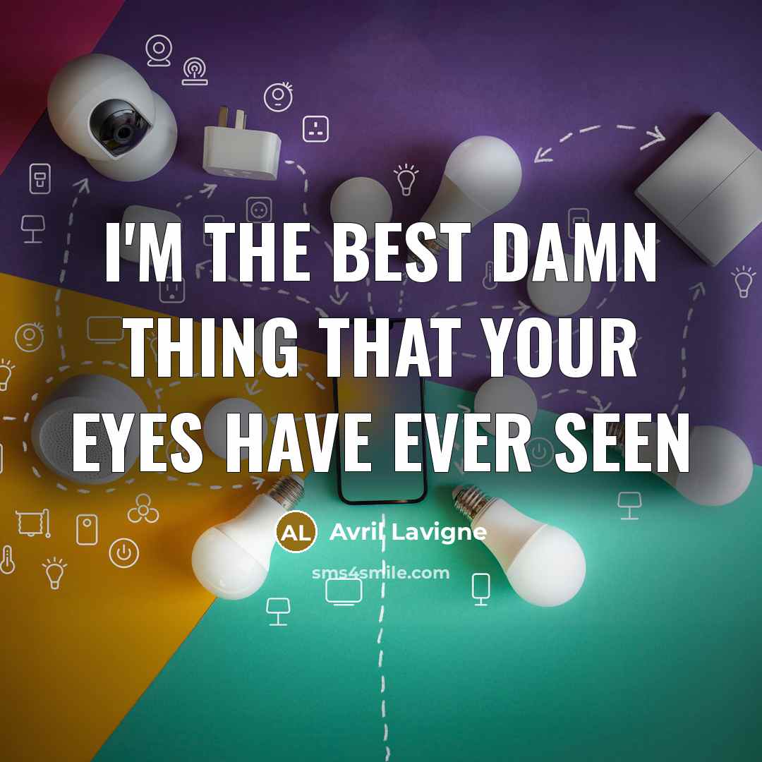 “I'm the best damn thing that your eyes have ever…” quote by Avril Lavigne