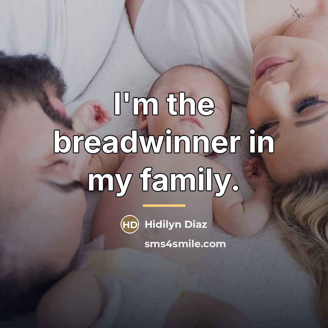 “I'm the breadwinner in my family.…” quote by Hidilyn Diaz