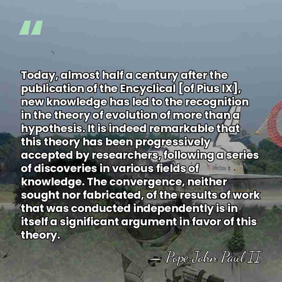 Today, almost half a century after the publication of the Encyclical [of&hellip; - Pope John Paul II