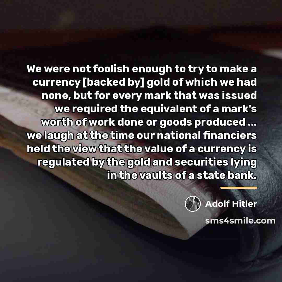 “We were not foolish enough to try to make a…” quote by Adolf Hitler