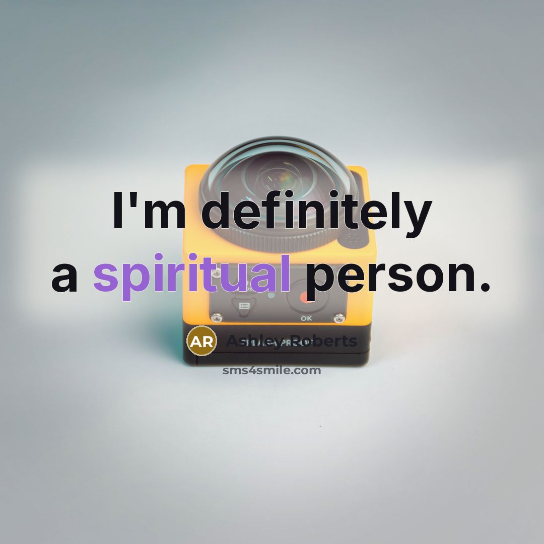 “I'm definitely a spiritual person.…” quote by Ashley Roberts