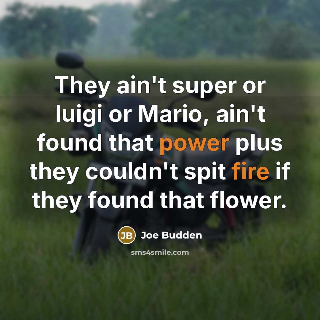 “They ain't super or luigi or Mario, ain't found that power plus they couldn't spit fire if they found that flower.” quote by Joe Budden
