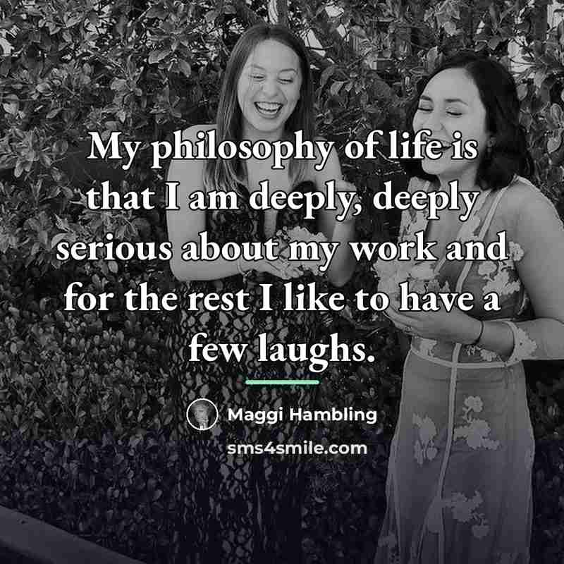 “My philosophy of life is that I am deeply, deeply…” quote by Maggi Hambling