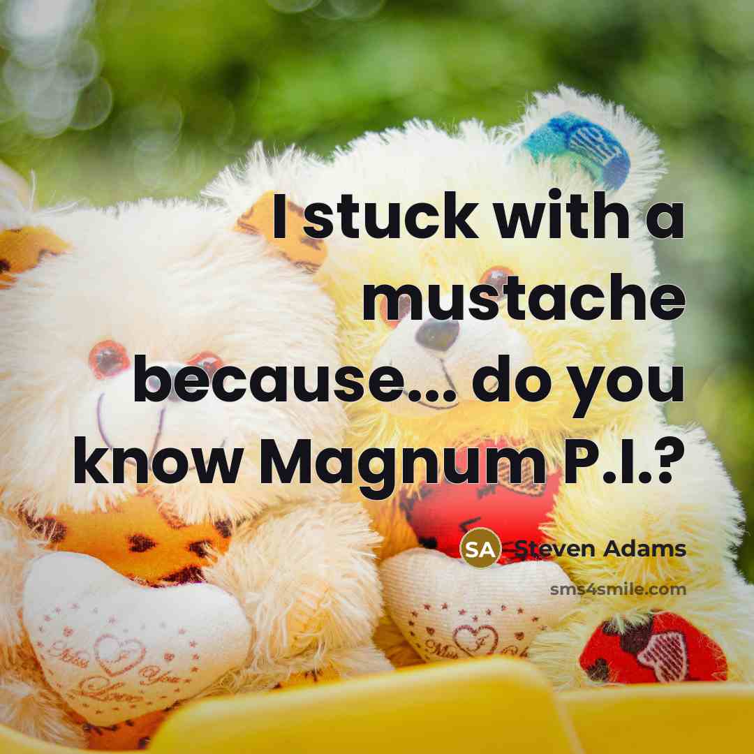 “I stuck with a mustache because... do you know Magnum…” quote by Steven Adams