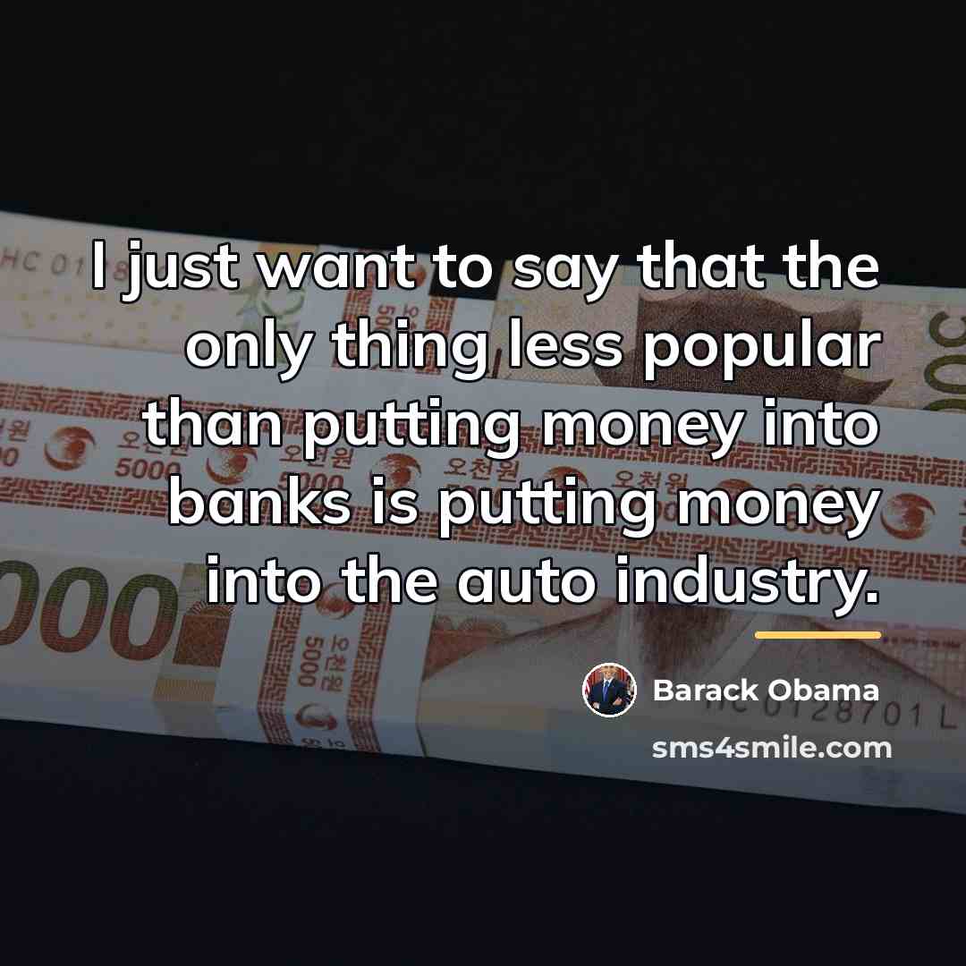 “I just want to say that the only thing less…” quote by Barack Obama